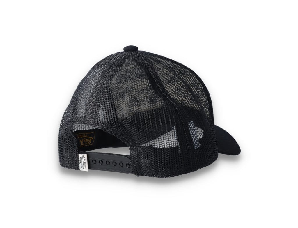 Von Dutch Trucker Cap Black/Black/White - LOKK