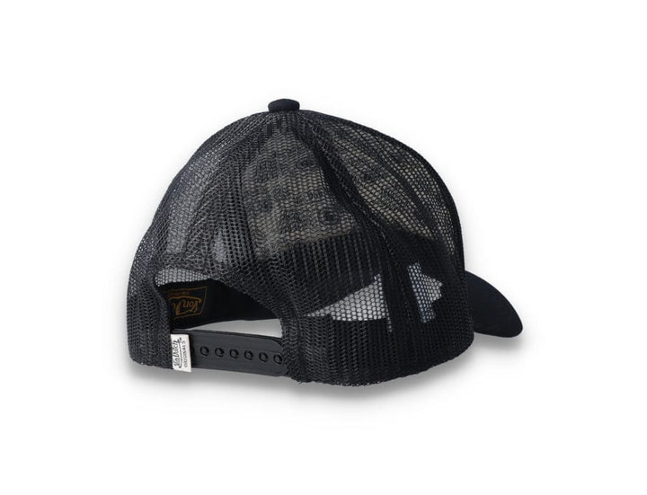 Von Dutch Trucker Cap Black/Black/White - LOKK