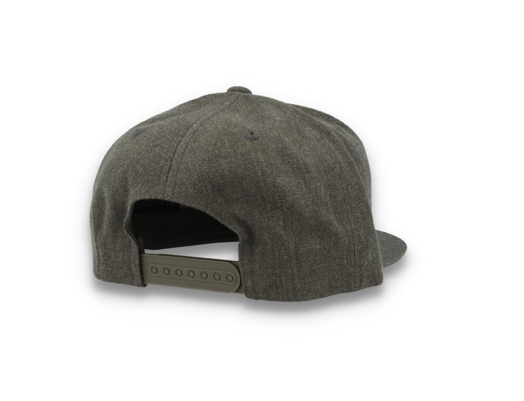 Dark Heather Grey/Dark Grey Snapback Cap - Yupoong 6089M - LOKK