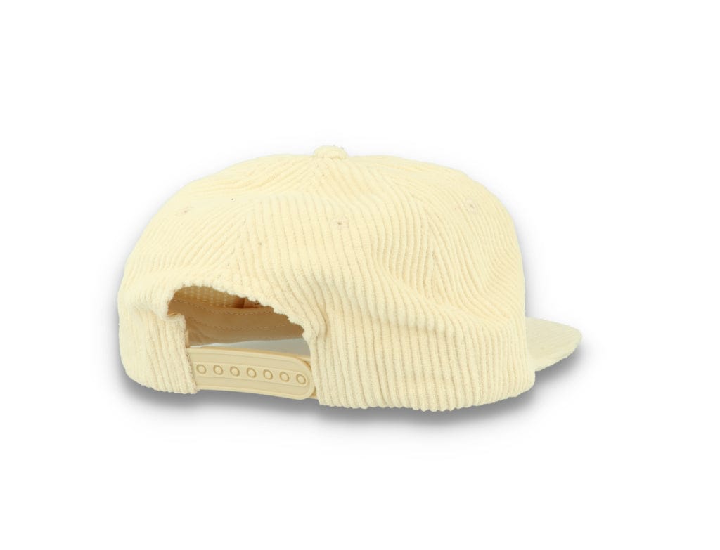 Free & Easy Don't Trip Fat Corduroy Snapback Cap Bone - LOKK