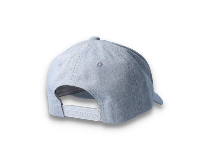 Curved Baseball Cap Snapback Heather Grey - Yupoong 7706 - LOKK