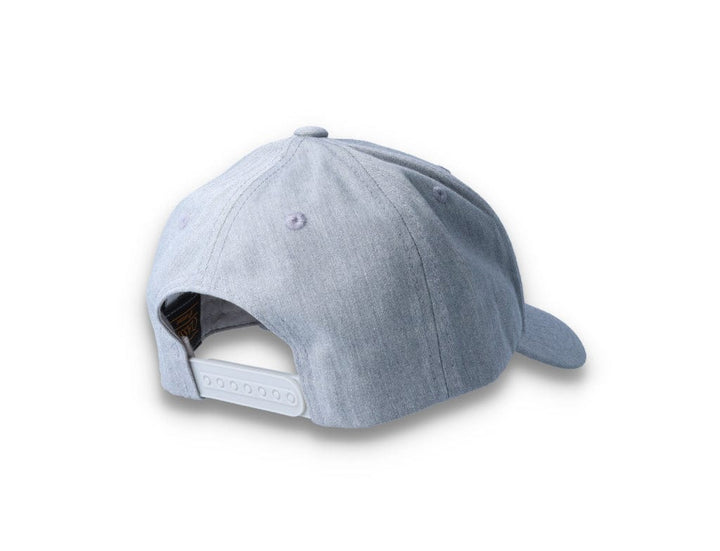 Curved Baseball Cap Snapback Heather Grey - Yupoong 7706 - LOKK