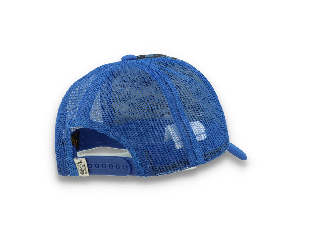 Von Dutch Trucker Cap Tampa Foam All Over Print Black/Blue - LOKK