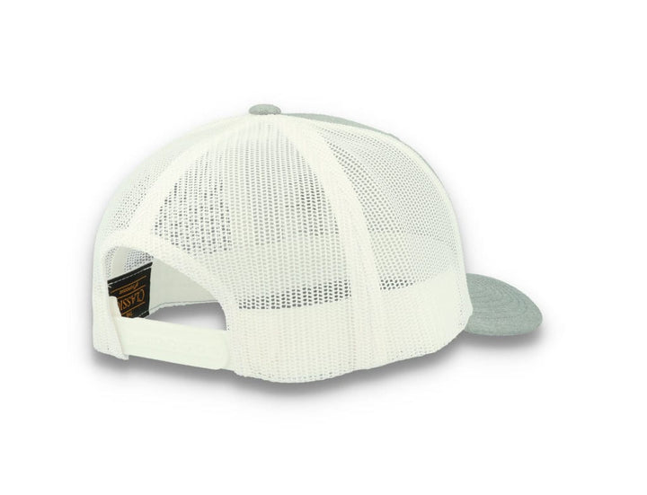 Flexfit 6606T Retro Trucker Heather Grey/White - LOKK