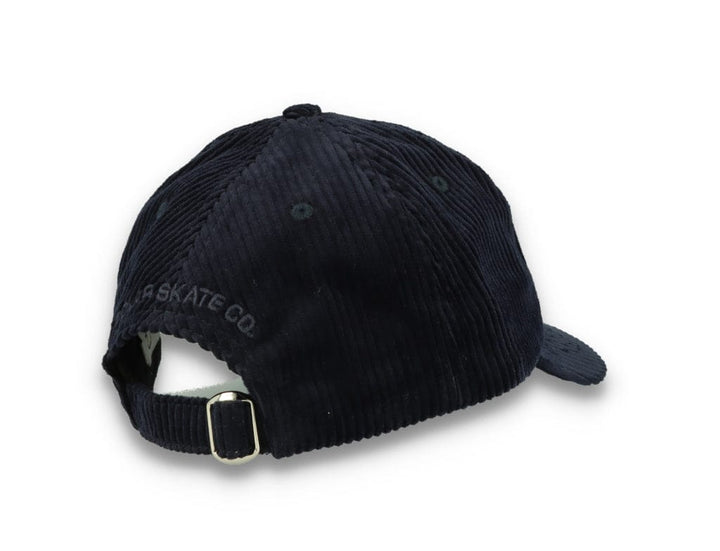 Polar Cord Stroke Logo Cap Navy - LOKK