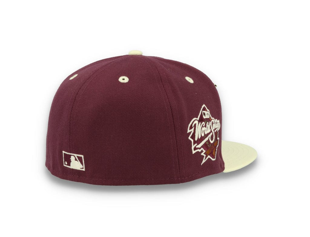 59FIFTY MLB World Series Trail Mix New York Yankees Plum/White - LOKK