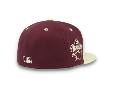 59FIFTY MLB World Series Trail Mix New York Yankees Plum/White