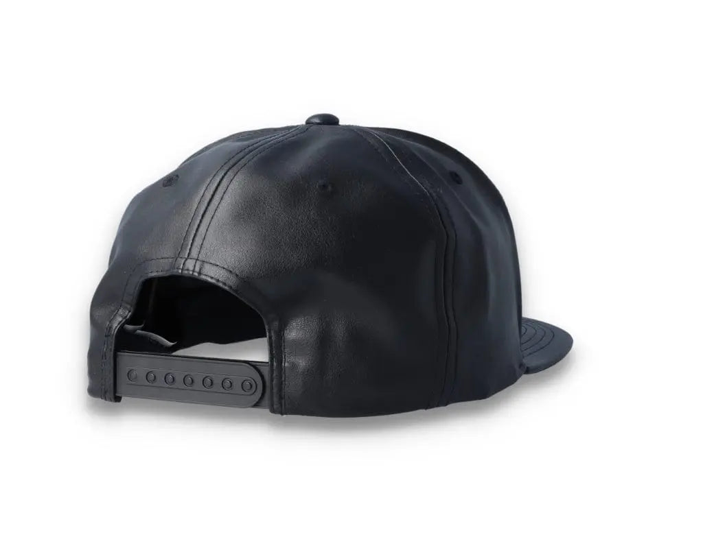 Yupoong Snapback Full Leather 6089FL Black - LOKK