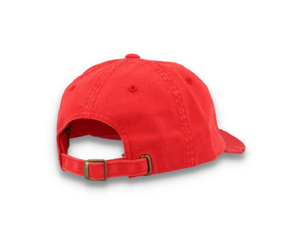 Low Profile Destroyed Cap Red 6245DC - LOKK