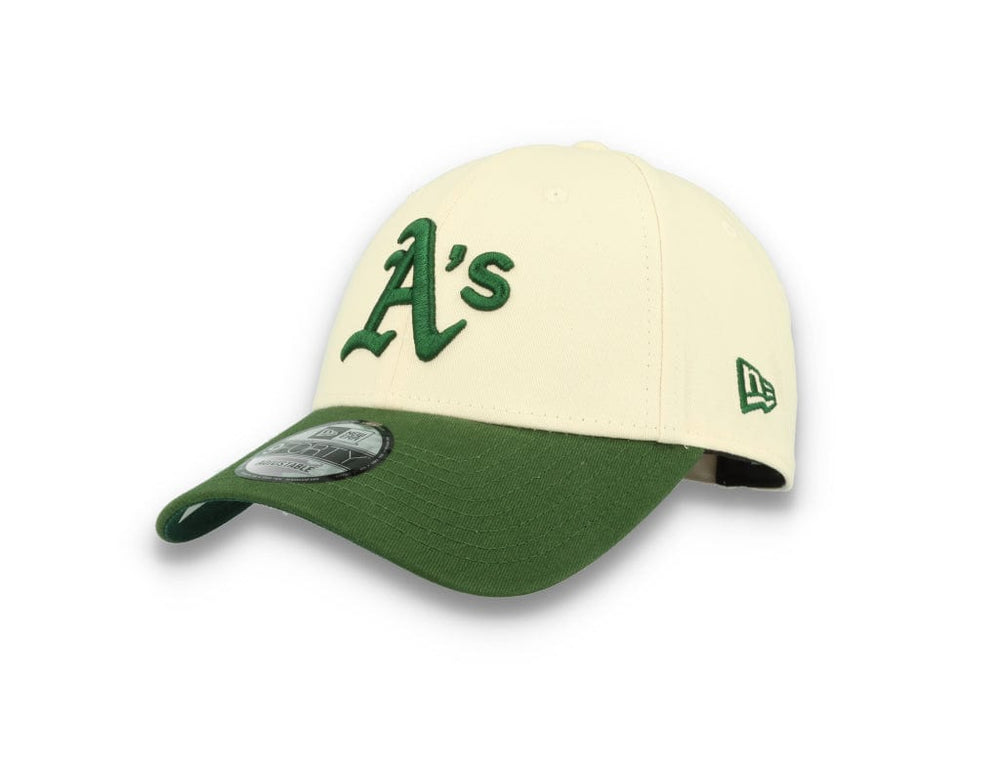 9FORTY MLB Oakland Athletics Off White/Dark Green - LOKK