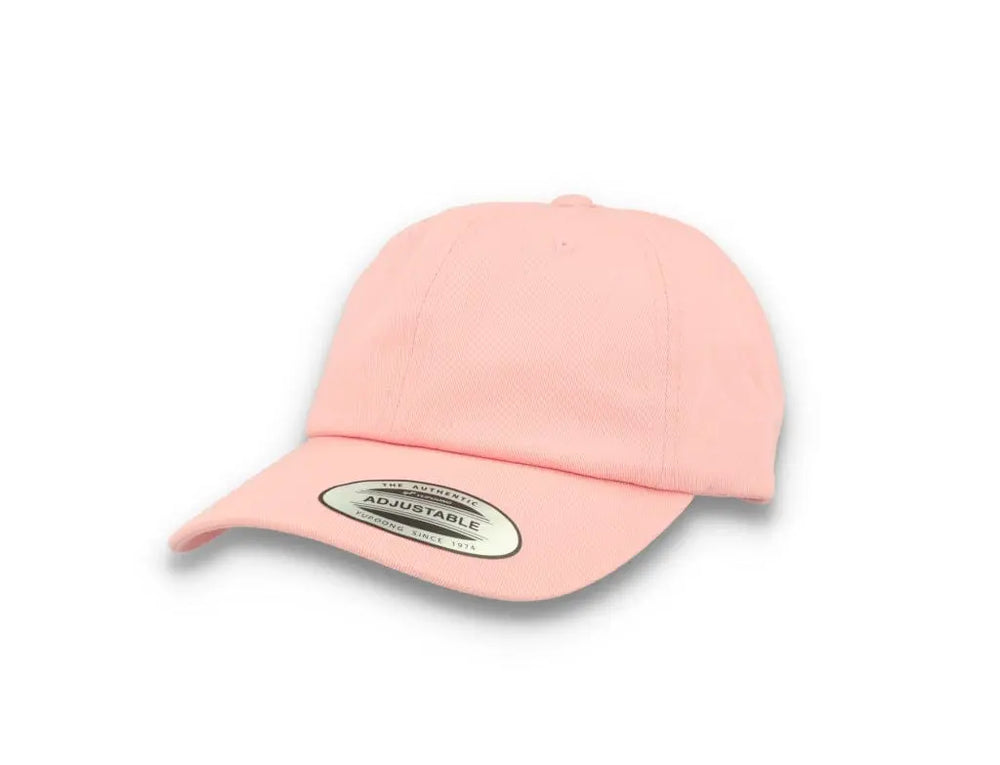 Pink Dad Cap Low Profile Cotton Twill - Yupoong 6245CM - LOKK