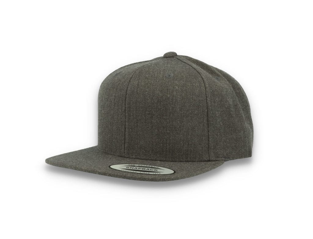 Dark Heather Grey/Dark Grey Snapback Cap - Yupoong 6089M - LOKK