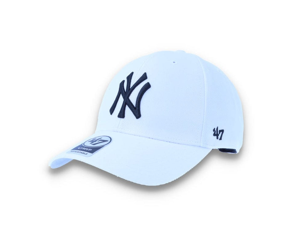 Cap New York Yankees White/Black MLB MVP Wool - LOKK