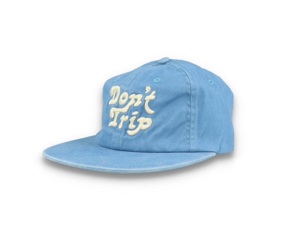 Free & Easy Don't Trip Strapback Hat Washed Light Blue - LOKK