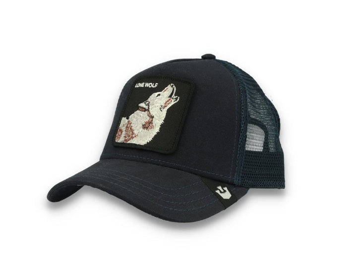 Goorin Trucker Cap The Lone Wolf Navy - LOKK