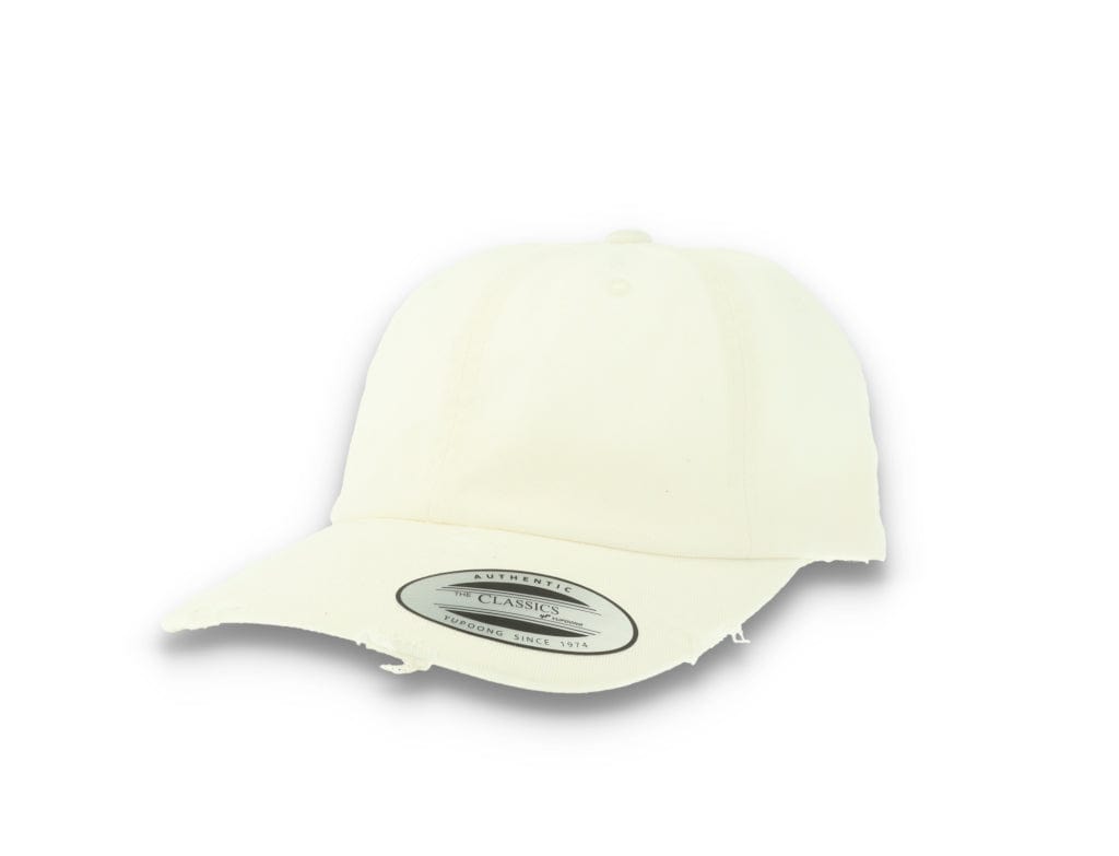 Low Profile Destroyed Cap White 6245DC - LOKK