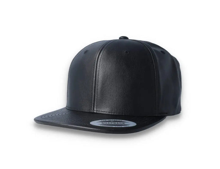 Yupoong Snapback Full Leather 6089FL Black - LOKK
