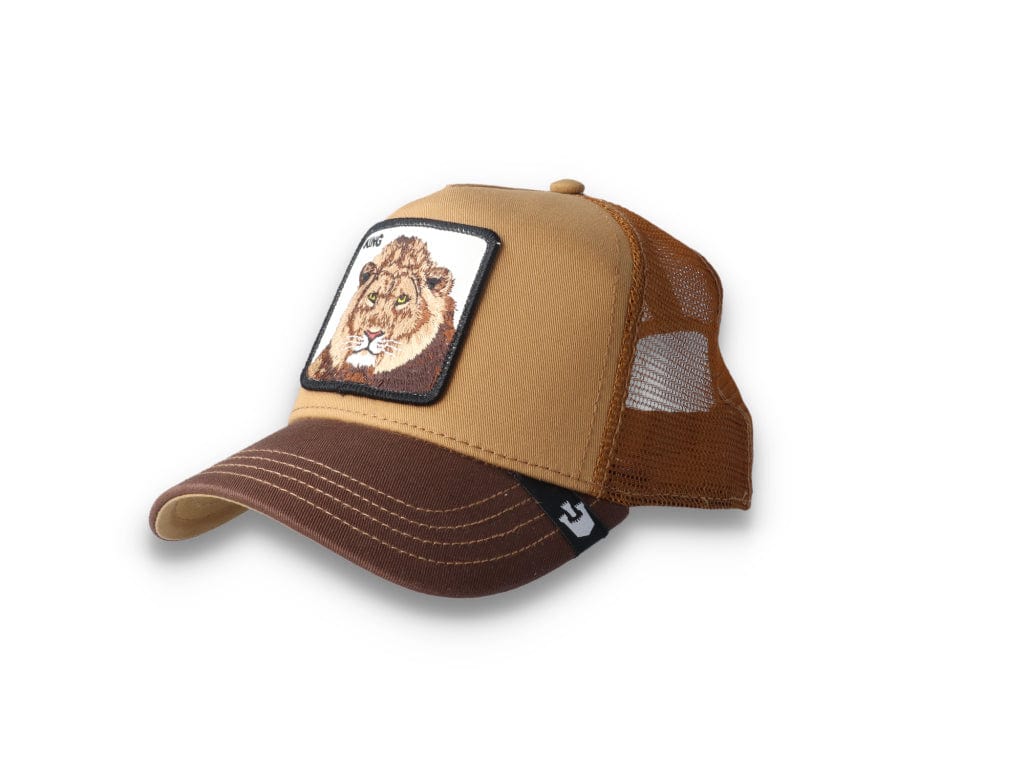 Goorin Trucker Cap The King Lion Brown - LOKK