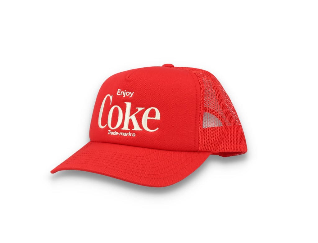 Coca-Cola Enjoy Trucker Cap Coke Red - LOKK
