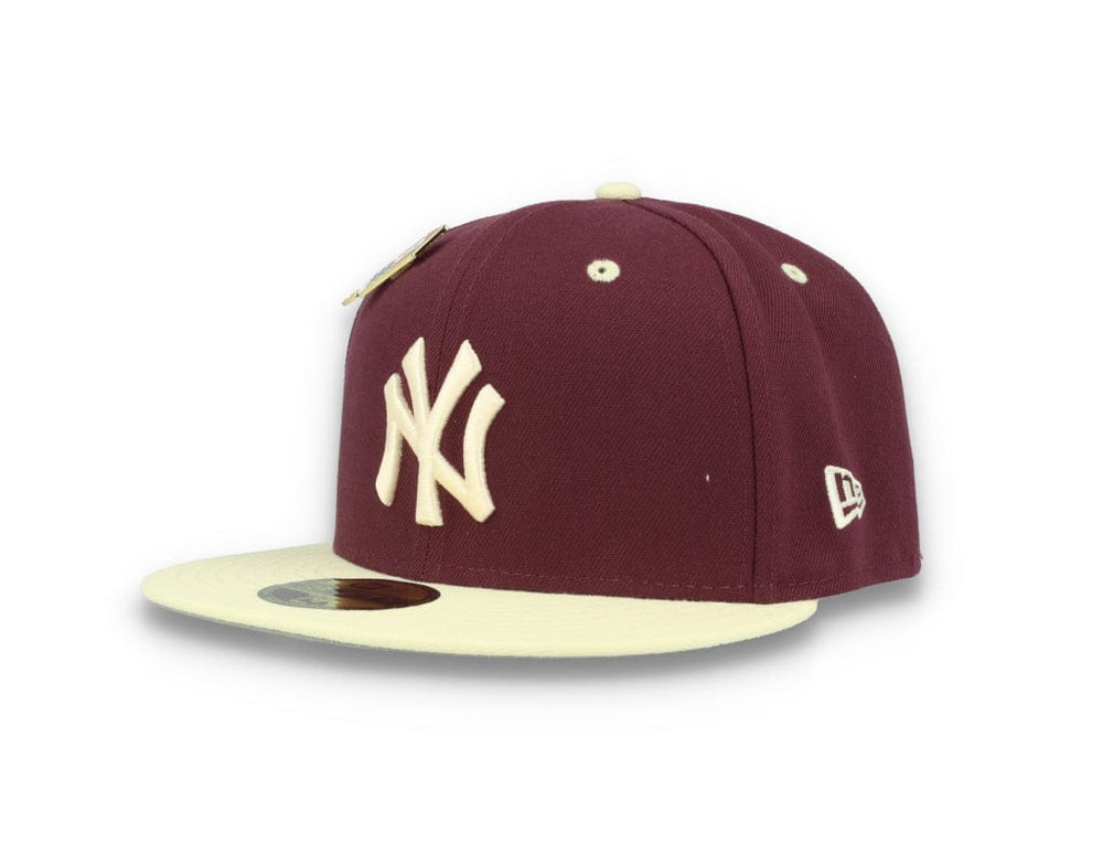 59FIFTY MLB World Series Trail Mix New York Yankees Plum/White - LOKK