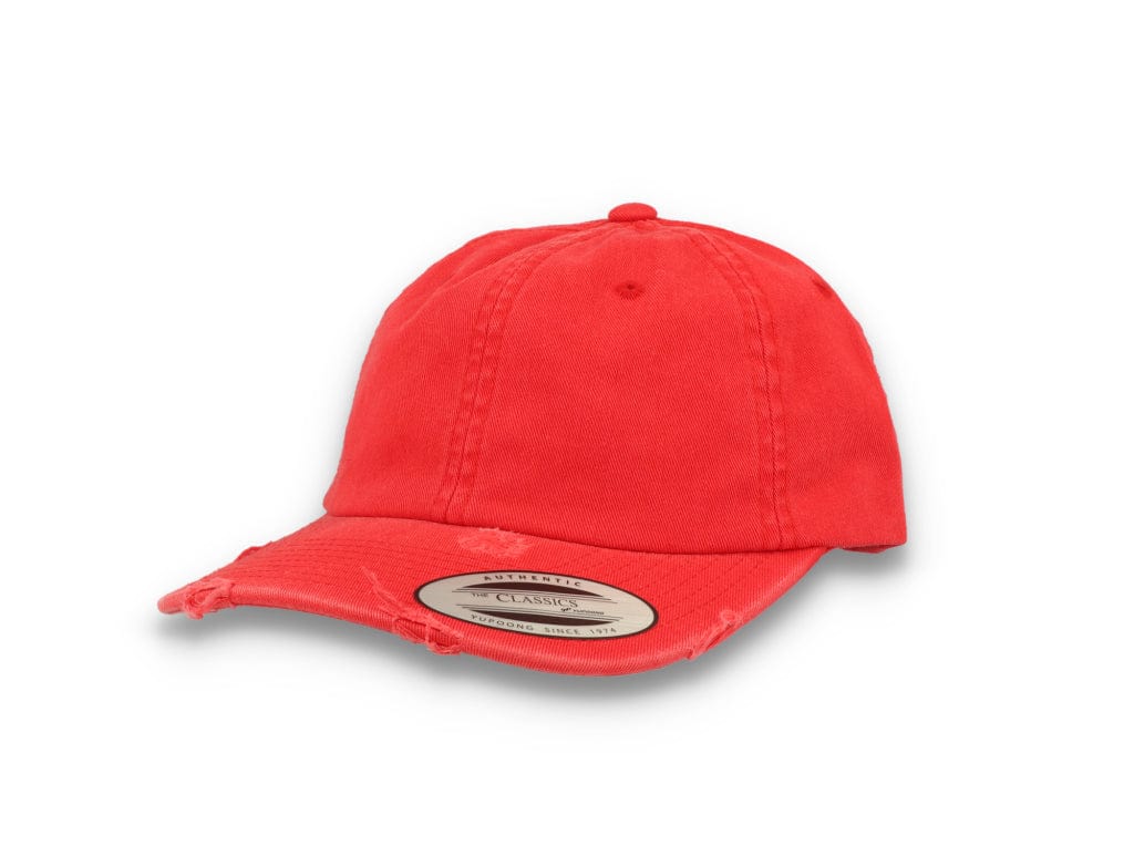 Low Profile Destroyed Cap Red 6245DC - LOKK