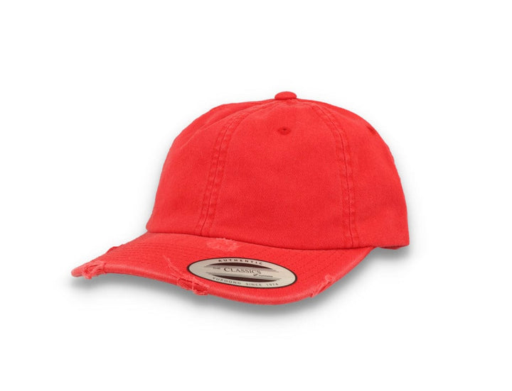 Low Profile Destroyed Cap Red 6245DC - LOKK