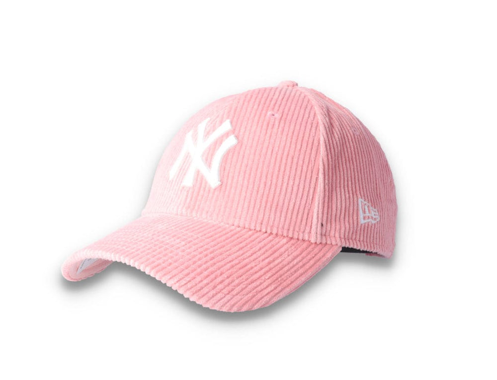 Dame Cap NY Yankees Pink Fashion Cord 9FORTY Womens - LOKK