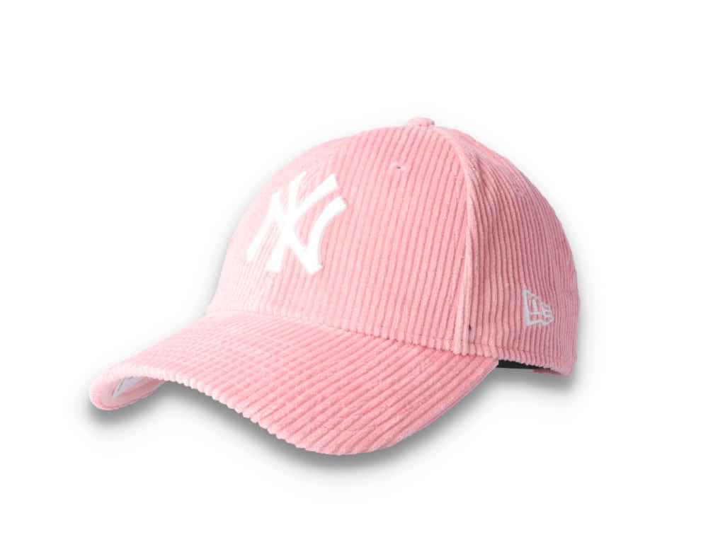 Dame Cap NY Yankees Pink Fashion Cord 9FORTY Womens - LOKK