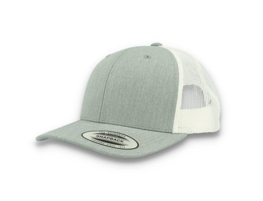 Flexfit 6606T Retro Trucker Heather Grey/White - LOKK