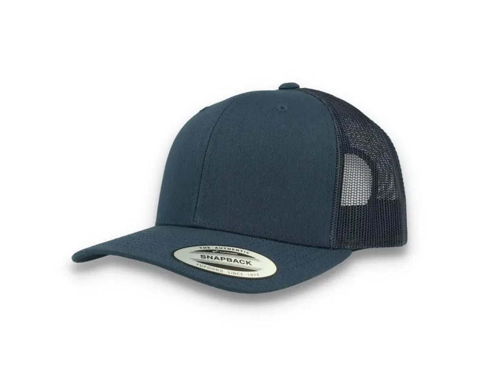 Navy Trucker Cap Retro - Yupoong 6606 - LOKK