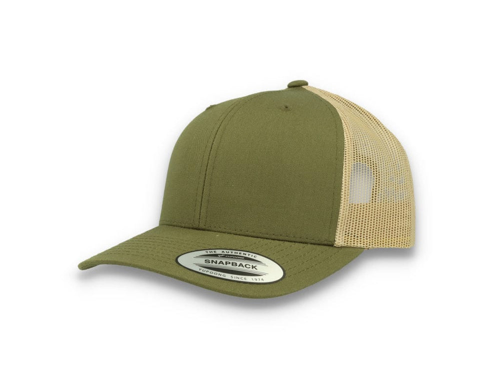 Flexfit 6606T Retro Trucker Moss Green/Khaki - LOKK