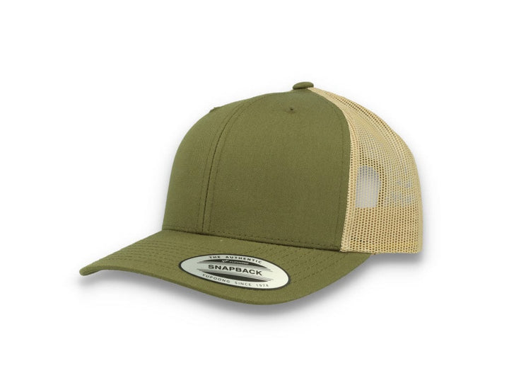 Flexfit 6606T Retro Trucker Moss Green/Khaki - LOKK