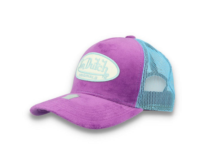 Von Dutch Trucker Cap Velvet Lilac/Blue - LOKK