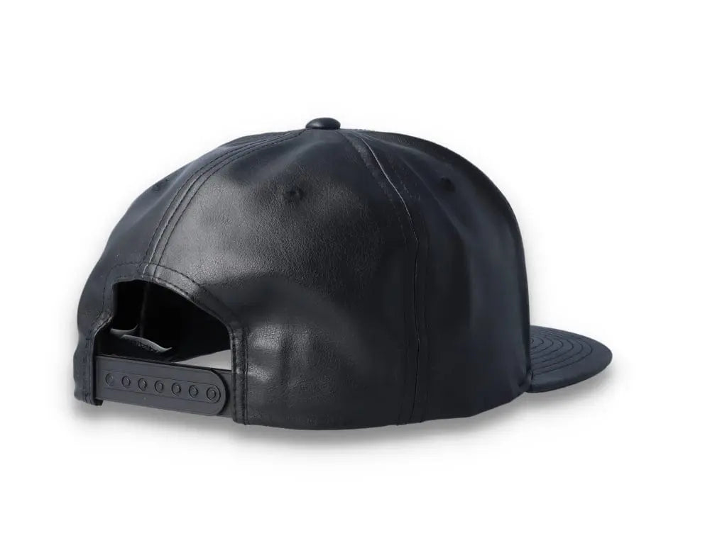 Yupoong Snapback Full Leather 6089FL Black - LOKK