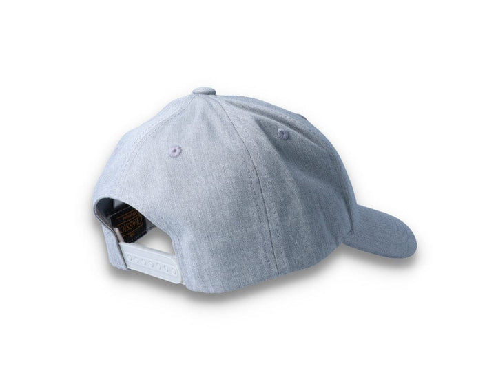 Curved Baseball Cap Snapback Heather Grey - Yupoong 7706 - LOKK