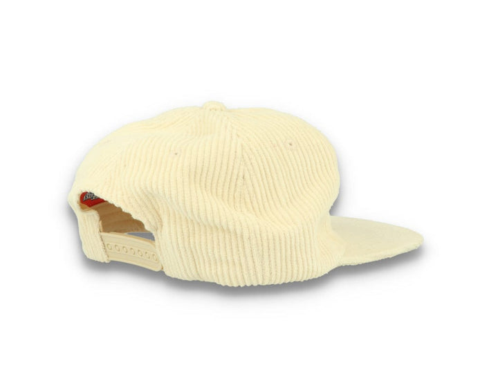 Free & Easy Don't Trip Fat Corduroy Snapback Cap Bone - LOKK