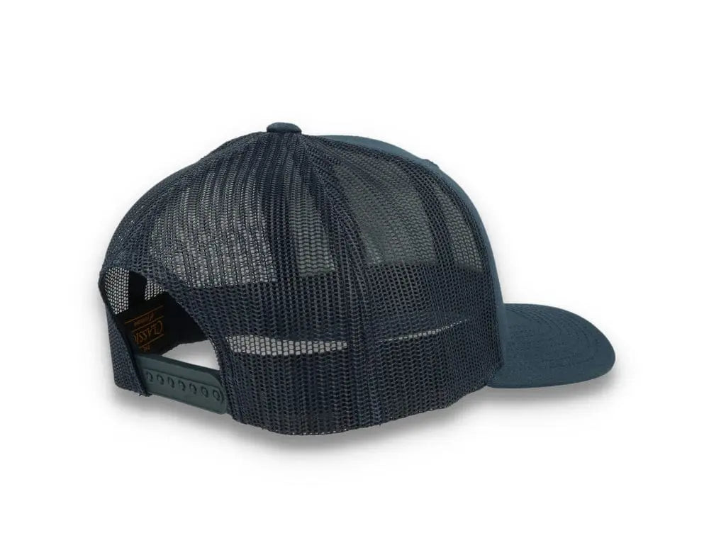 Navy Trucker Cap Retro - Yupoong 6606 - LOKK