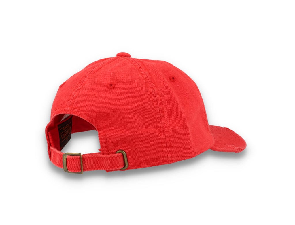 Low Profile Destroyed Cap Red 6245DC - LOKK