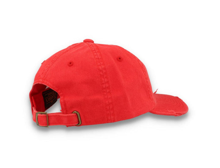 Low Profile Destroyed Cap Red 6245DC - LOKK