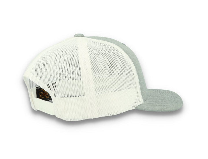 Flexfit 6606T Retro Trucker Heather Grey/White - LOKK