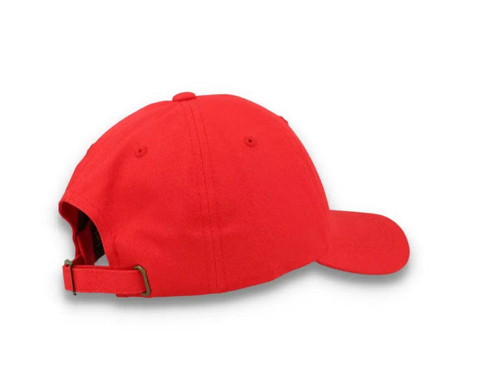 Red Dad Cap Low Profile Cotton Twill - Yupoong 6245CM - LOKK