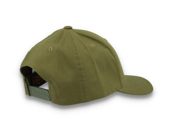 Curved Baseball Cap Snapback Buck Green - Yupoong 7706 - LOKK