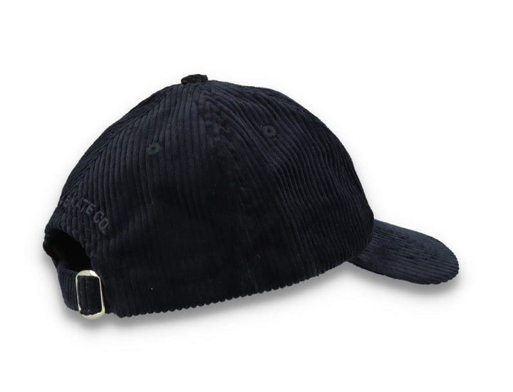Polar Cord Stroke Logo Cap Navy - LOKK