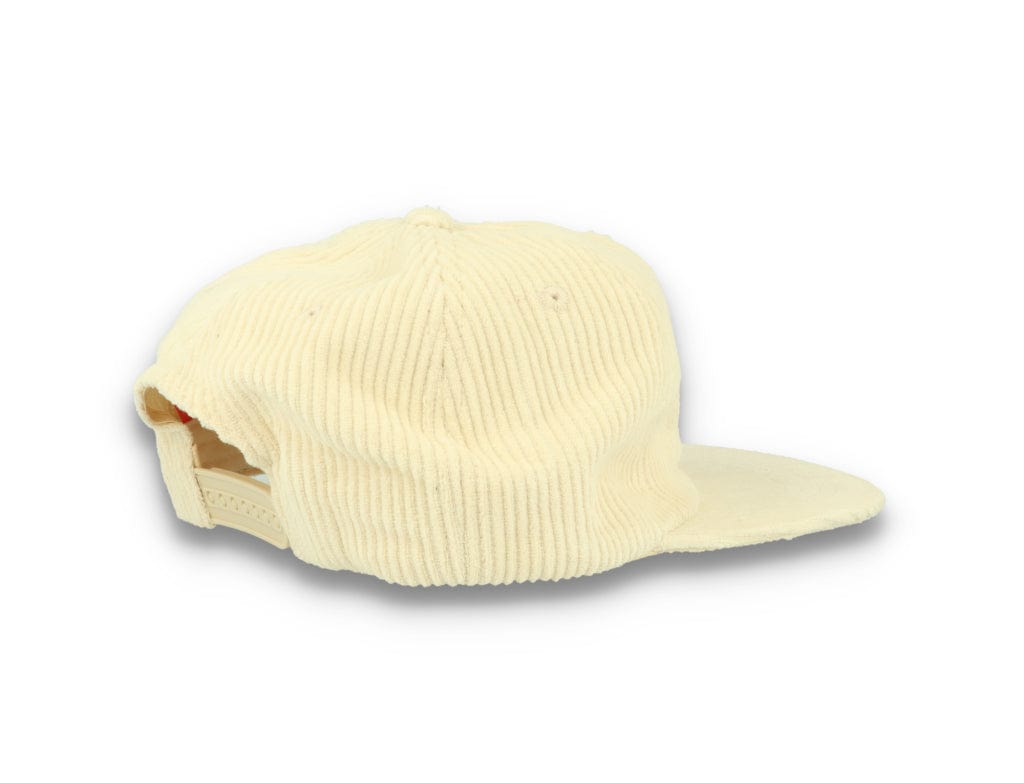 Free & Easy Don't Trip Fat Corduroy Snapback Cap Bone - LOKK
