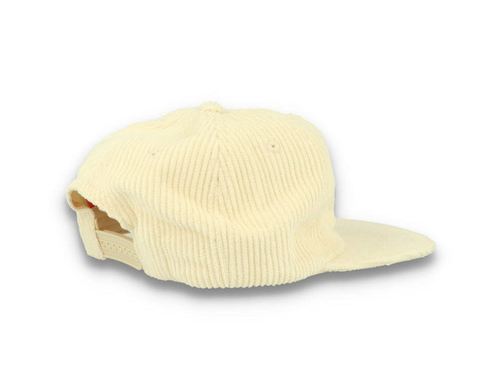 Free & Easy Don't Trip Fat Corduroy Snapback Cap Bone - LOKK
