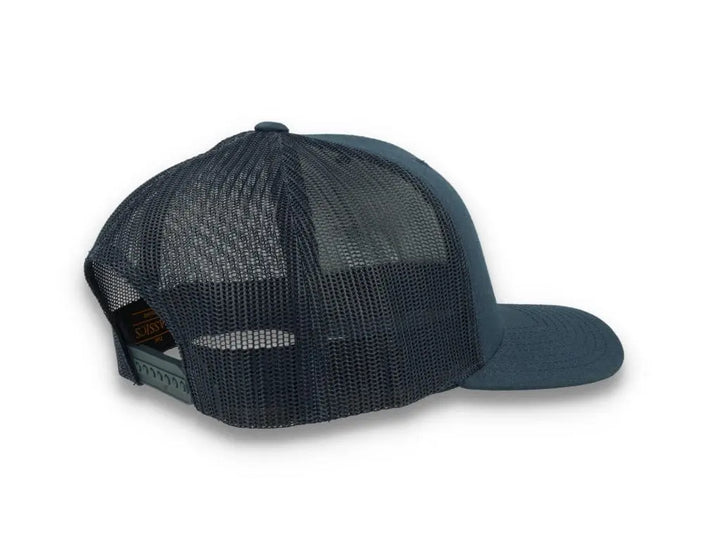 Navy Trucker Cap Retro - Yupoong 6606 - LOKK