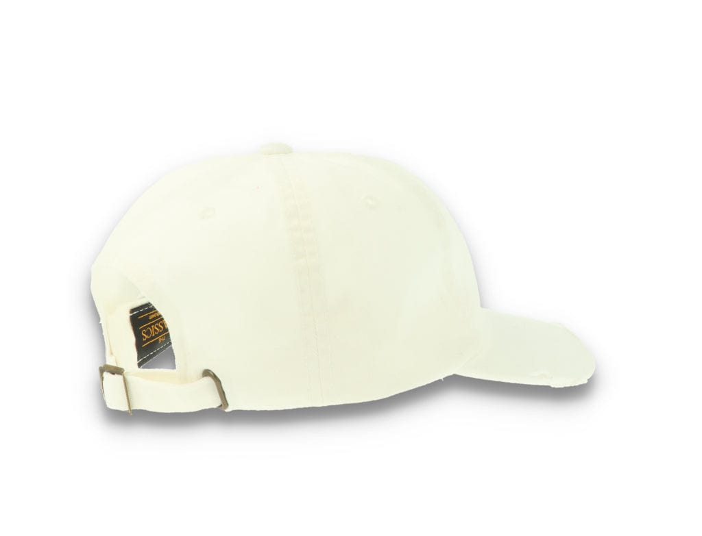 Low Profile Destroyed Cap White 6245DC - LOKK