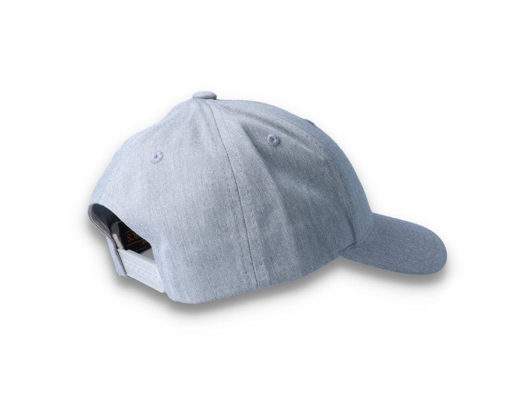 Curved Baseball Cap Snapback Heather Grey - Yupoong 7706 - LOKK