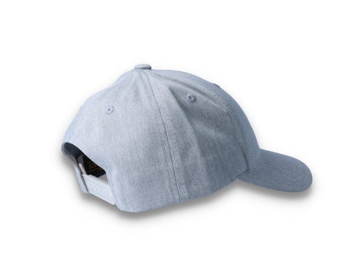 Curved Baseball Cap Snapback Heather Grey - Yupoong 7706 - LOKK