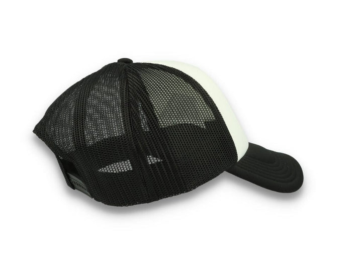 Trucker Cap Black/White Atlantis Rapper Foam - LOKK